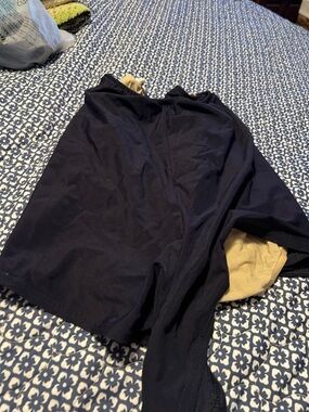 Navy short swim bottom